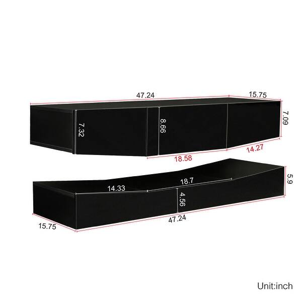 LED TV Stand with Storage and Lights for 55" TVs Bed Bath & Beyond
